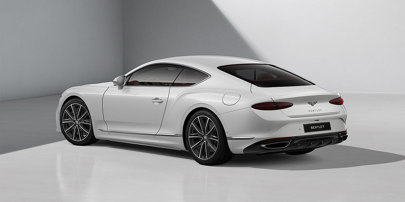 Gohm Sportwagen GmbH | Bentley Singen Bentley Continental GT coupe in Snow Quartz paint and 21" Ten Spoke wheels - rear 3/4