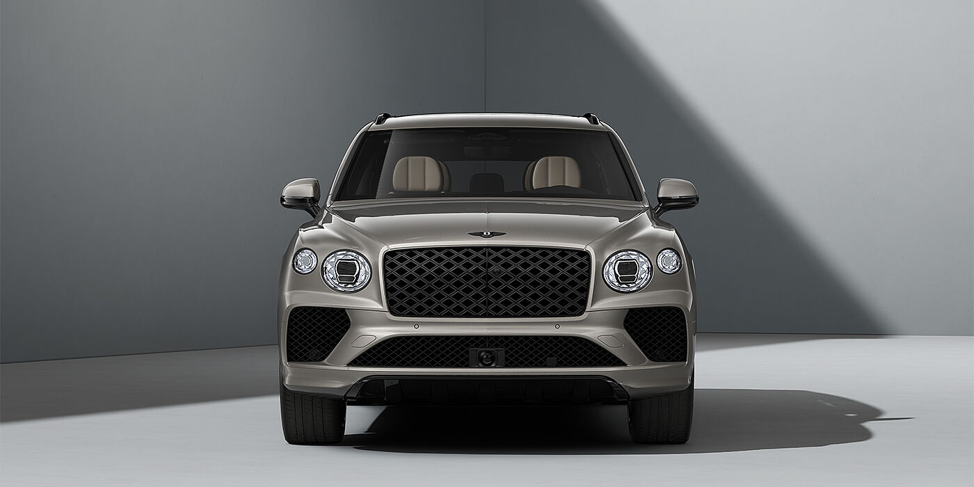 Gohm Sportwagen GmbH | Bentley Singen Bentayga EWB Artenara Edition SUV in Pale Brodgar paint with 22" Mulliner Gloss black wheel full front