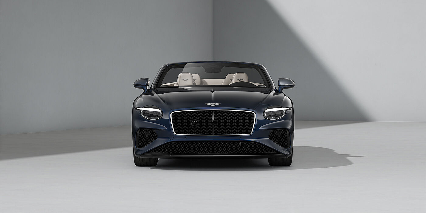 Gohm Sportwagen GmbH | Bentley Singen Bentley Continental GTC convertible in Dark Sapphire paint and 22" Ten Spoke wheels - full front