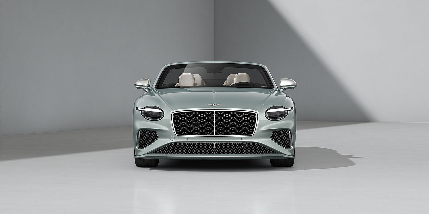 Gohm Sportwagen GmbH | Bentley Singen Bentley Continental GTC Mulliner convertible in Breeze paint and 22" Mulliner wheels - full front