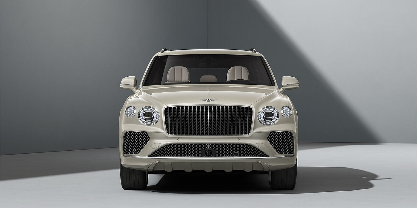 Gohm Sportwagen GmbH | Bentley Singen Bentley Bentayga Azure SUV in White Sand paint and 22" Ten Spoke Polished wheels - full front
