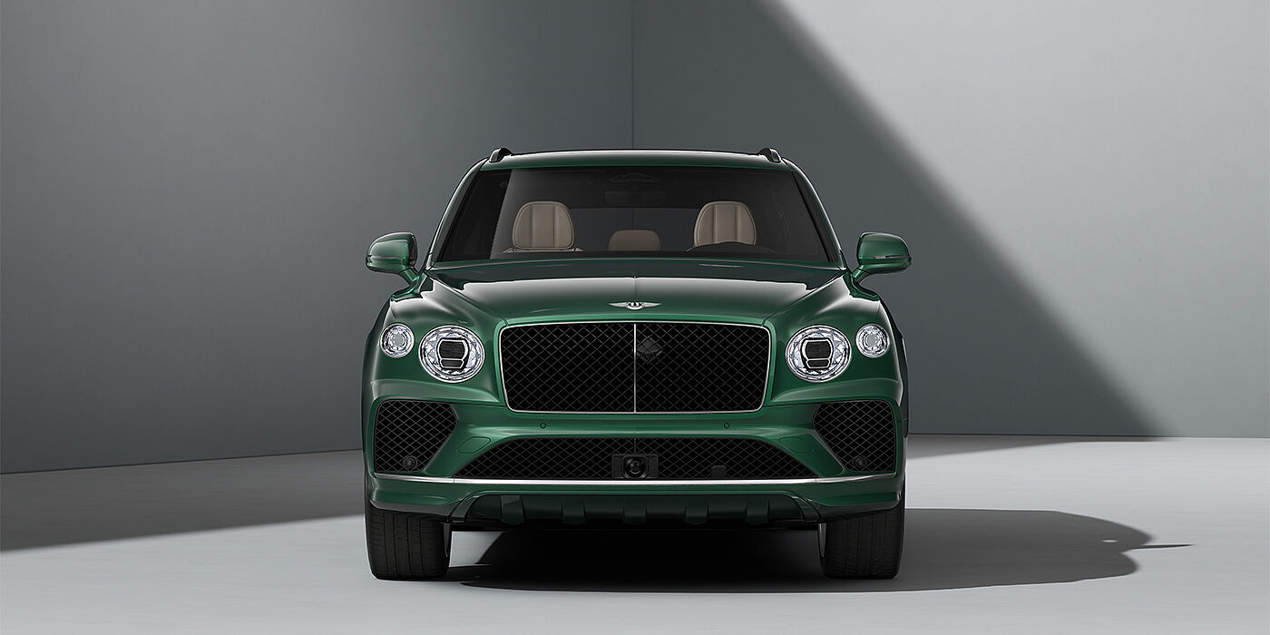 Gohm Sportwagen GmbH | Bentley Singen Bentley Bentayga SUV in Verdant paint and 22" Five Spoke Directional Polished wheels - full front