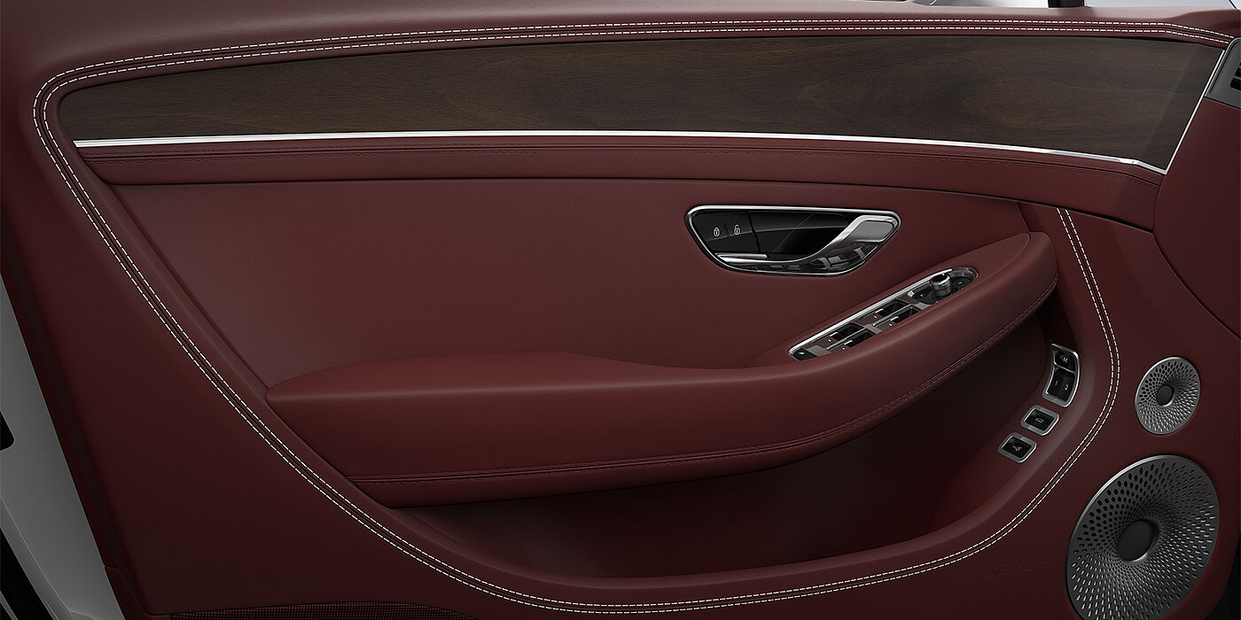 Gohm Sportwagen GmbH | Bentley Singen Bentley Continental GT coupe door detail in Cricket ball hide