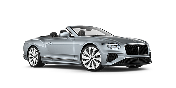 Gohm Sportwagen GmbH | Bentley Singen New Bentley Continental GTC convertible front three quarters in Silverlake paint