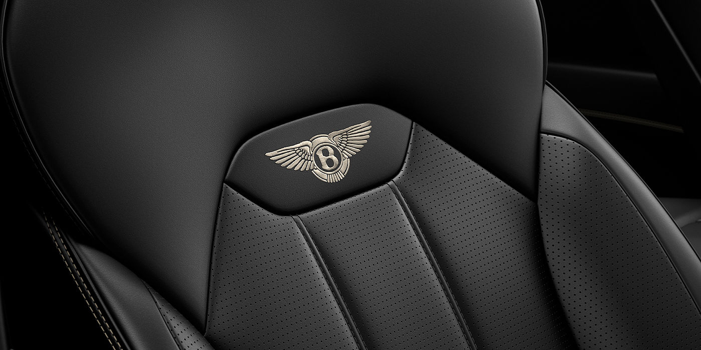 Gohm Sportwagen GmbH | Bentley Singen Bentley Bentayga SUV seat detail in Beluga black hide