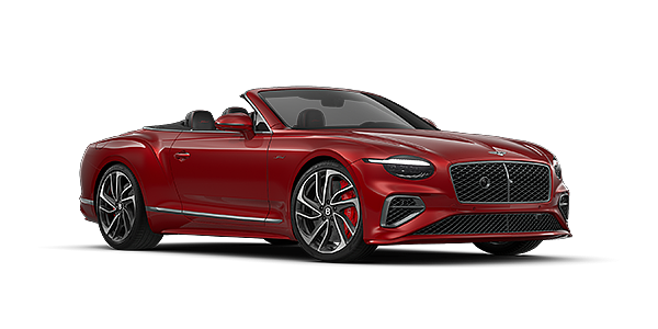 Gohm Sportwagen GmbH | Bentley Singen Bentley Continental GTC Speed convertible in Dragon Red paint and 22" swept spoke wheels - front 3/4