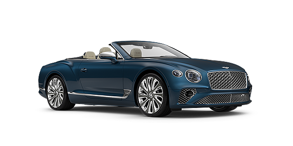 Gohm Sportwagen GmbH | Bentley Singen Bentley GTC Mulliner convertible in Light Windsor Blue paint front 34