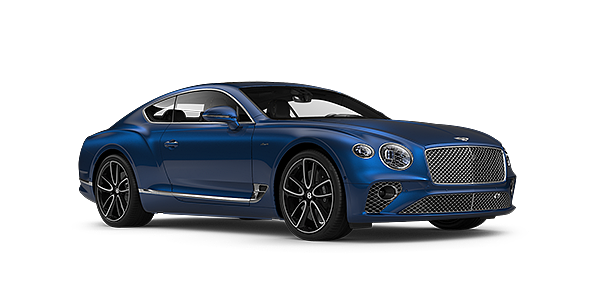 Gohm Sportwagen GmbH | Bentley Singen Bentley GT Azure coupe in Sequin Blue paint front 34