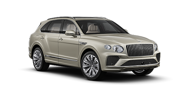 Gohm Sportwagen GmbH | Bentley Singen Bentley Bentayga Azure SUV in White Sand paint and 22" Ten Spoke Polished wheels – front 3/4