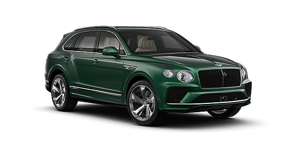 Gohm Sportwagen GmbH | Bentley Singen Bentley Bentayga SUV in Verdant paint and 22" Five Spoke Directional Polished wheels – front 3/4