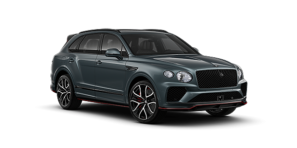 Gohm Sportwagen GmbH | Bentley Singen Bentley Bentayga Speed SUV in Storm Grey Satin paint and 23" Black Painted and Bright Machined Wheels – front 3/4