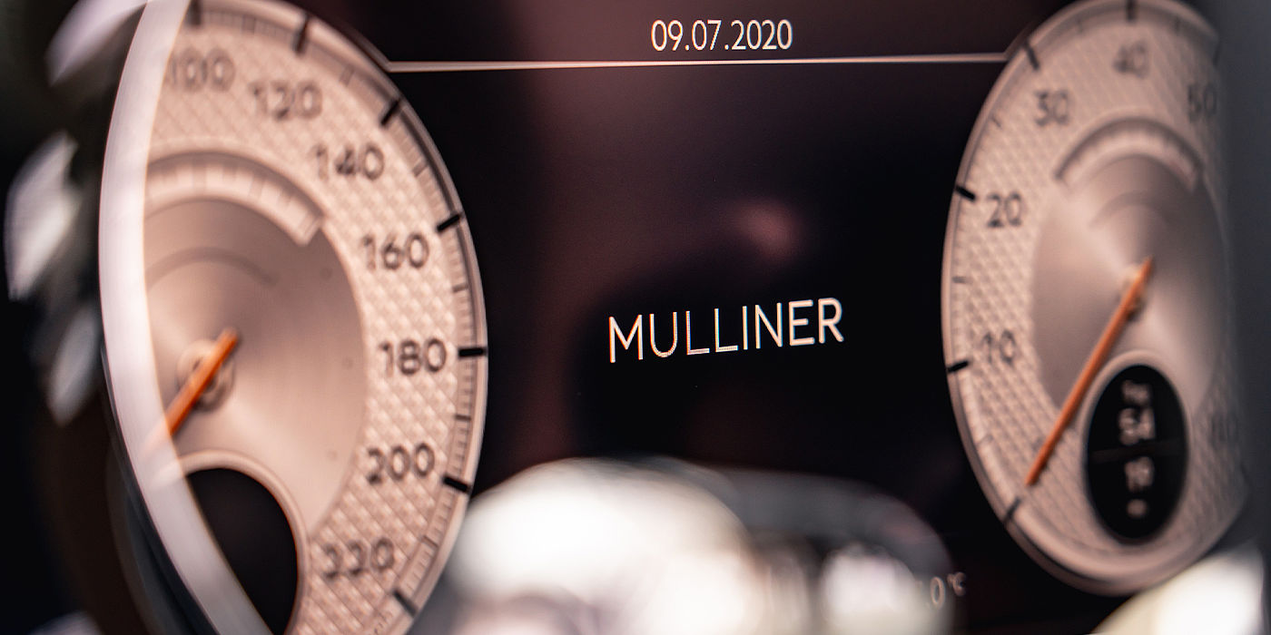 Gohm Sportwagen GmbH | Bentley Singen Bentley Continental GT Mulliner coupe Mulliner dial detail