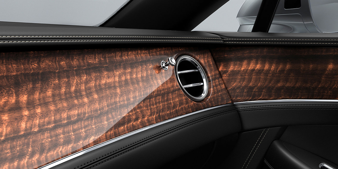 Gohm Sportwagen GmbH | Bentley Singen Bentley Continental GTC convertible Dark Fiddleback Eucalyptus veneer detail