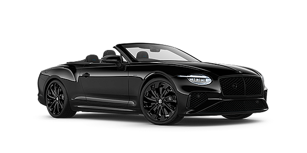 Gohm Sportwagen GmbH | Bentley Singen Bentley Continental GTC Black Edition convertible front three quarters in Onyx black paint