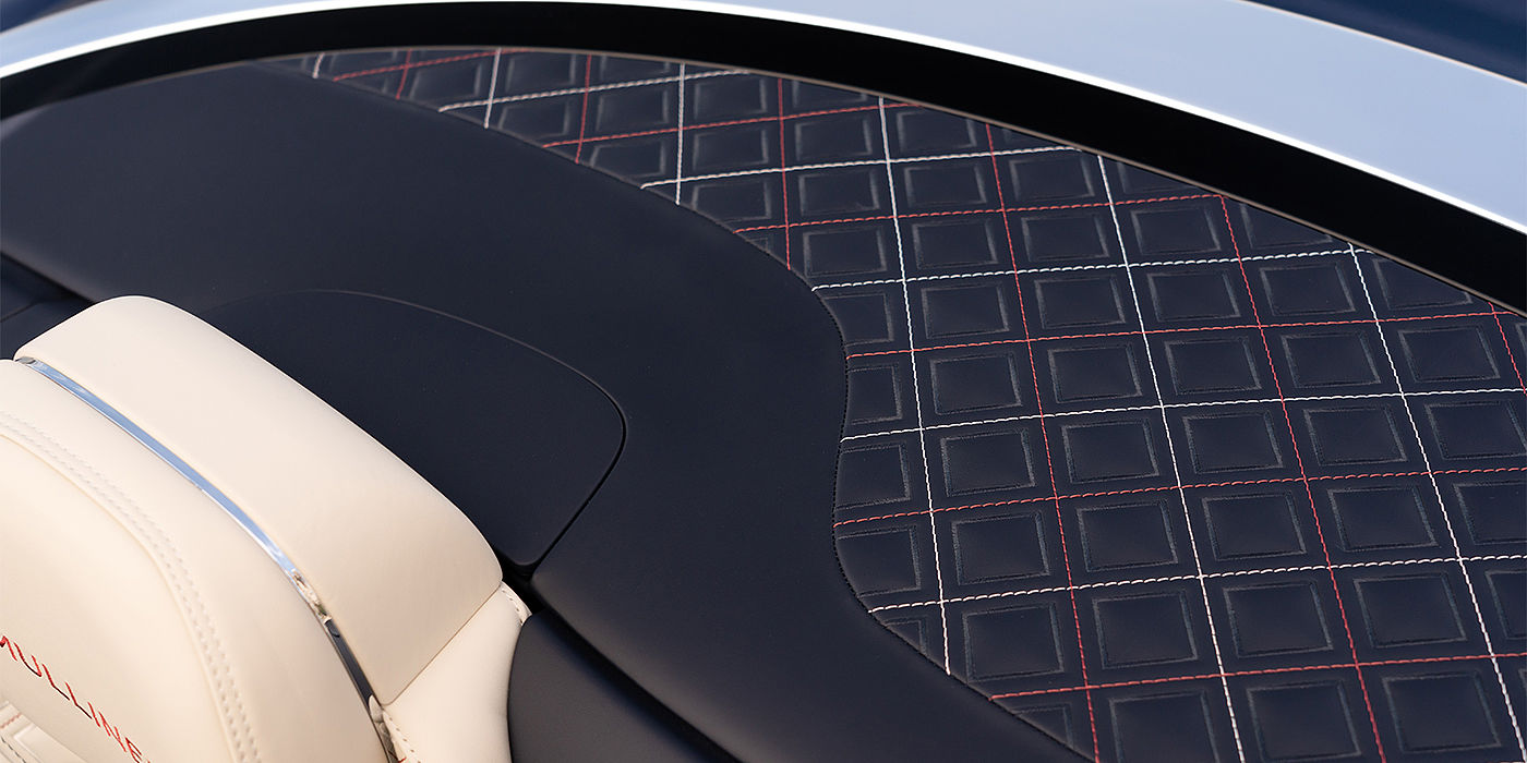 Gohm Sportwagen GmbH | Bentley Singen Bentley Continental GTC Mulliner convertible seat and cross stitched tonneau cover